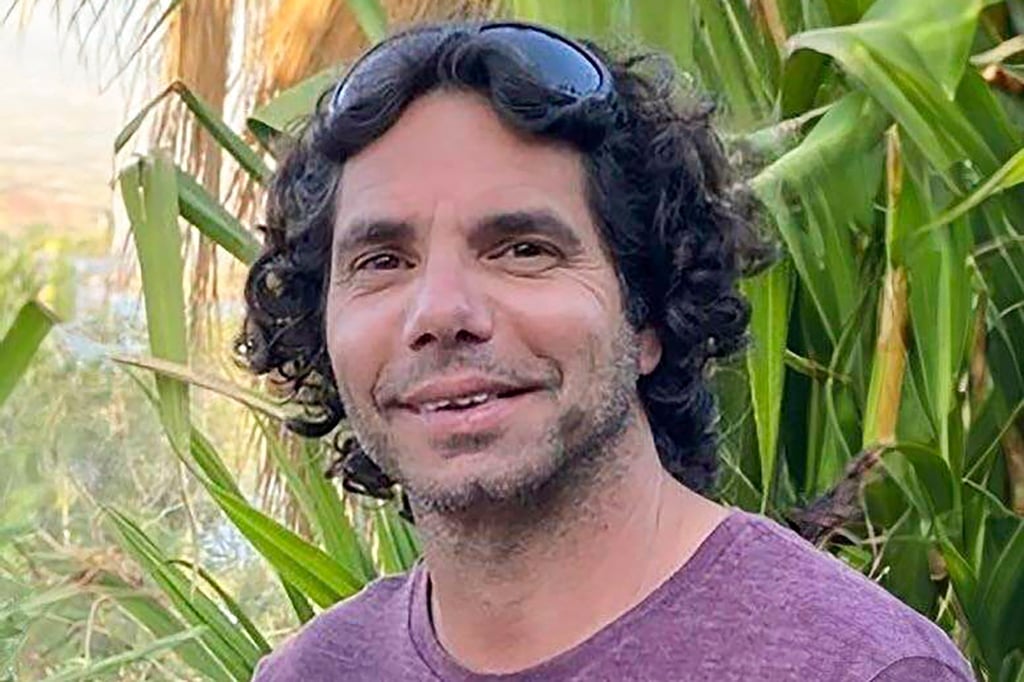 This undated photo provided by Hostages Family Forum shows Ofer Kalderon, who was abducted and brought to Gaza on October 7, 2023. Photo: AP