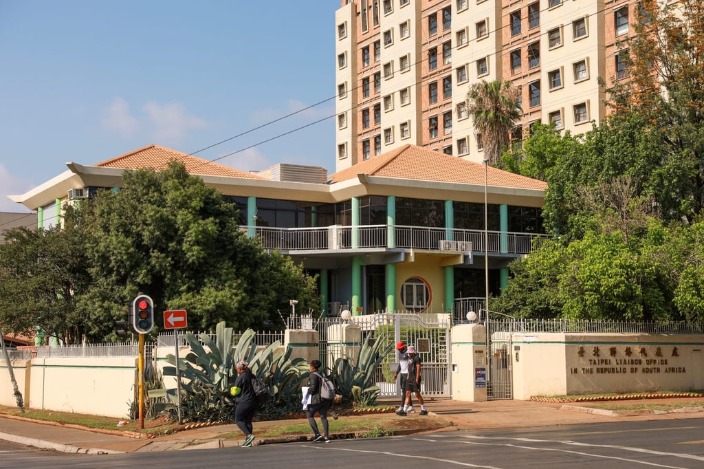 South Africa has again asked Taiwan to move its liaison office out of the administrative capital of Pretoria. Photo: AFP