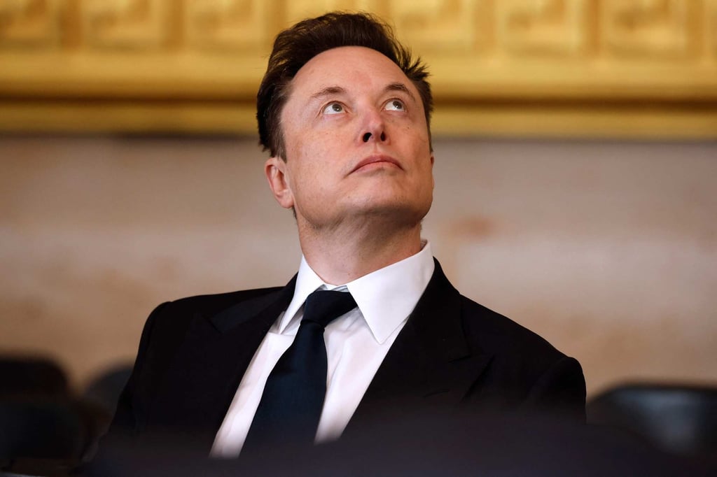 Elon Musk has estimated the Trump administration can cut US$1 trillion from the US deficit next year. Photo: AFP