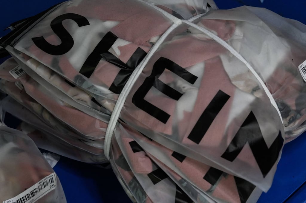 The removal of the de minimis exemption is expected to affect Chinese-backed cross-border e-commerce firms like Shein and Temu. Photo: AFP
