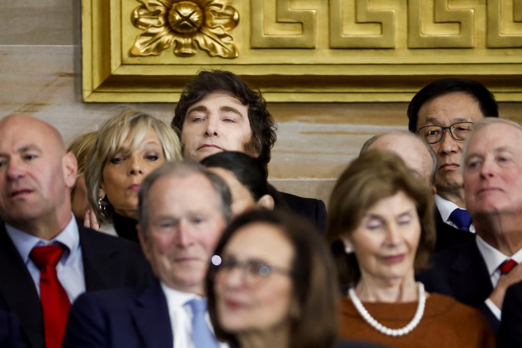 Argentina’s President Javier Milei (third from left) attends US President Donald Trump’s inauguration in Washington, DC on January 20, 2025. Photo: Reuters