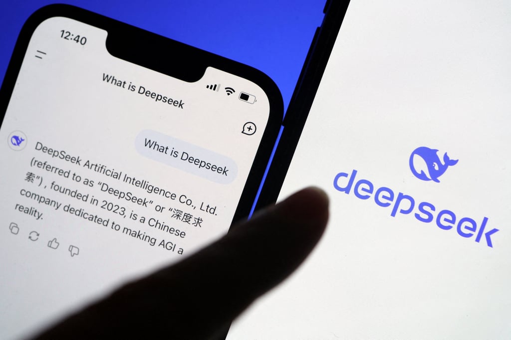 The DeepSeek app is a chatbot supported by the company’s advanced AI models. Photo: Reuters