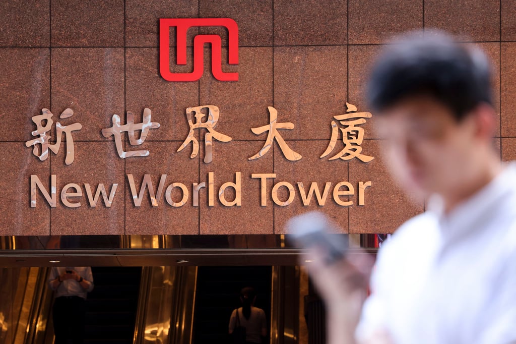 New World Tower in Central. New World Development has HK$123.7 billion in consolidated net debt. Photo: Jelly Tse