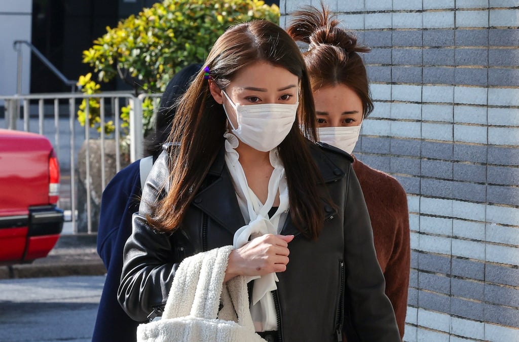 Irene Pun (centre) appears at court on Monday. Photo: Edmond So