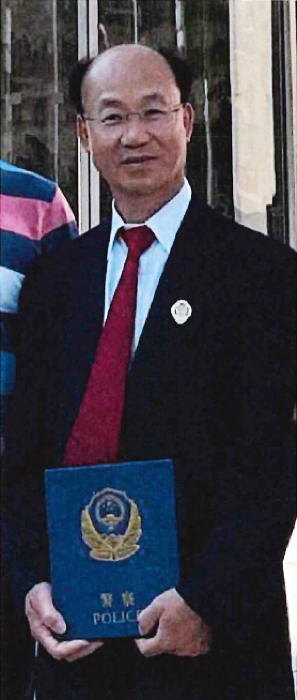 Liang visits the Chinese embassy in an undated handout. Photo: US District Court for the District of Massachusetts