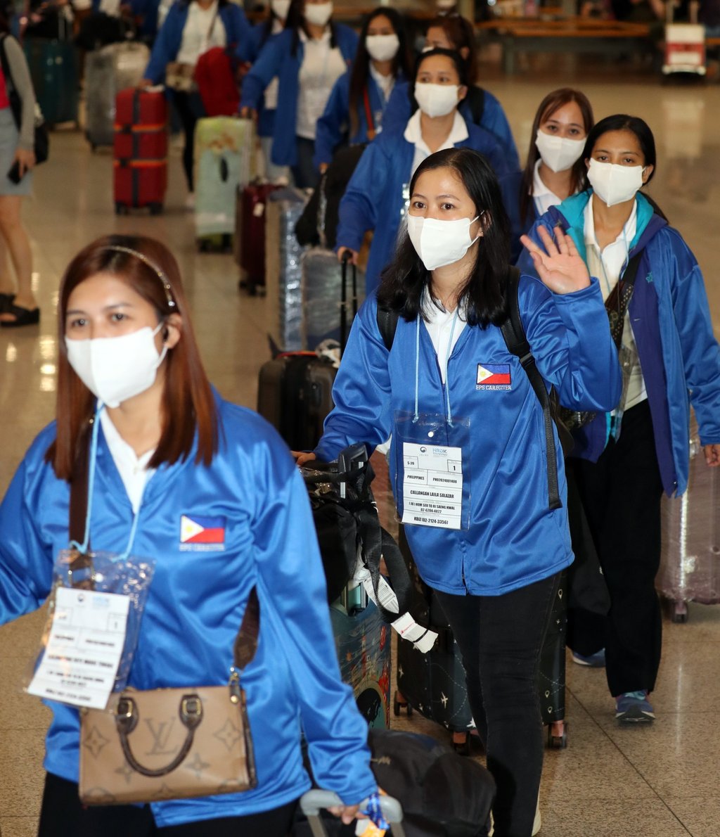 Seoul’s Filipino carer programme, launched to address South Korea’s declining birth rate, faces uncertainty as it transitions to private management. Photo: EPA-EFE/YONHAP