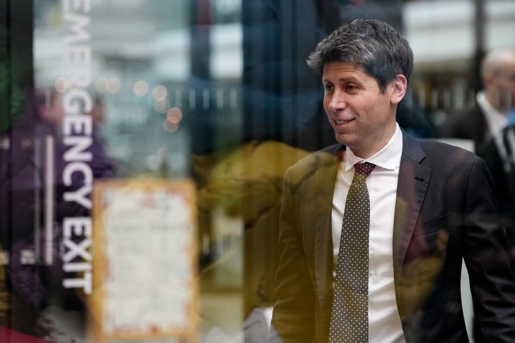 OpenAI chief executive Sam Altman attends an event on the sidelines of the Paris Artificial Intelligence Action Summit on Tuesday. Photo: EPA-EFE