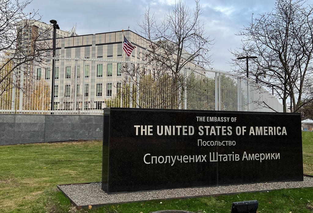 The US embassy in Kyiv, Ukraine. File photo: Reuters