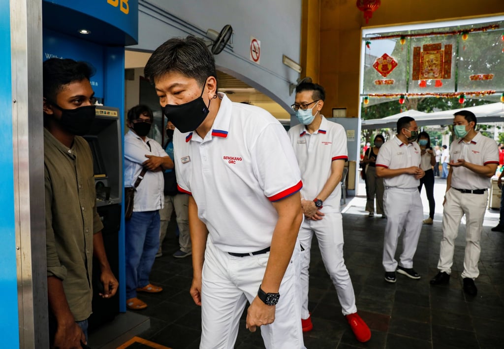 Ng Chee Meng of the People’s Action Party takes part in a walkabout ahead of the 2020 general election in Singapore. Photo: Reuters