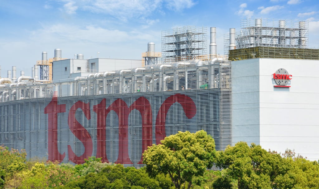 A view of a chip foundry operated by Taiwan Semiconductor Manufacturing Co at the Central Taiwan Science Park in the industrial city of Taichung. Photo: Shutterstock