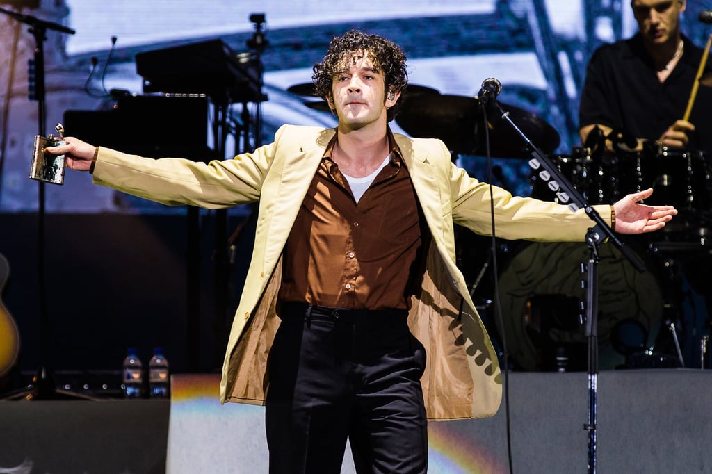 Matty Healy performing with The 1975 at Lollapalooza Brazil in 2023. File photo: TNS