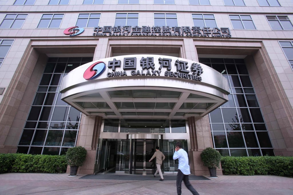 China Galaxy Securities office building in Beijing on May 7, 2013. Photo: Agence France-Presse