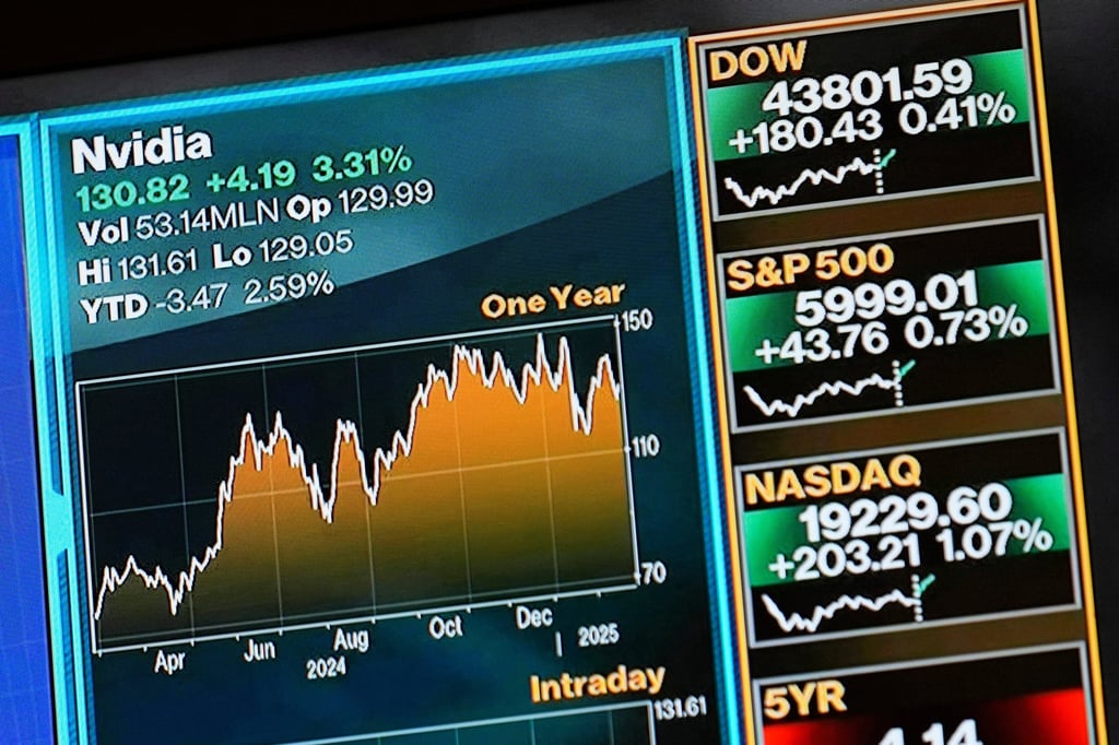 AI stocks including Nvidia have taken a hit recently. Photo: AP