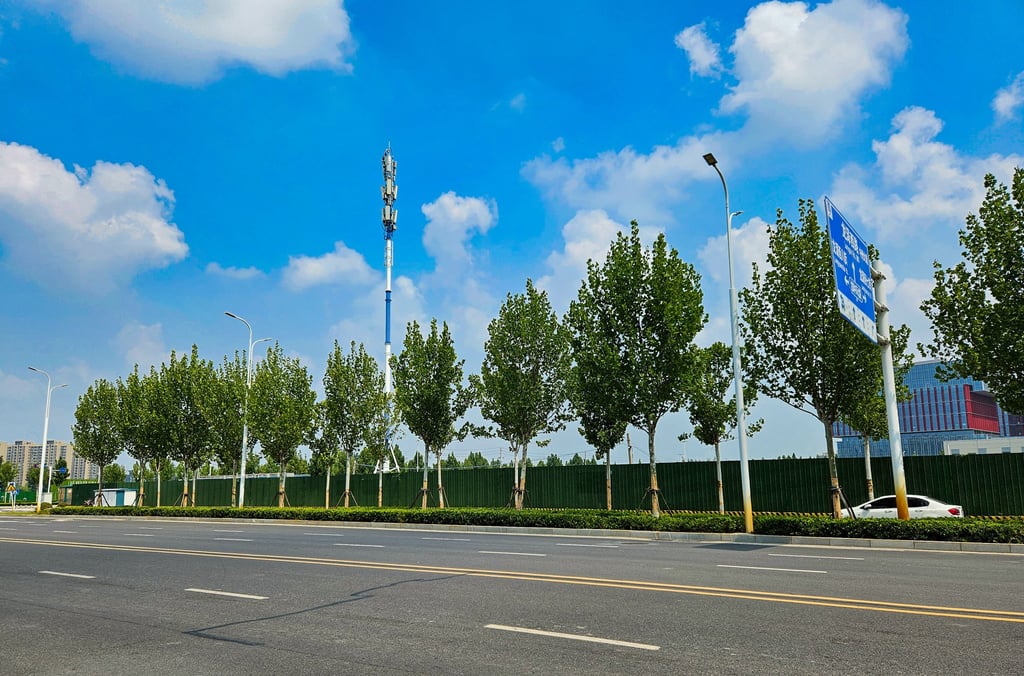 The site of Foxconn’s new business headquarters in Zhengzhou, Henan province. Photo: Coco Feng