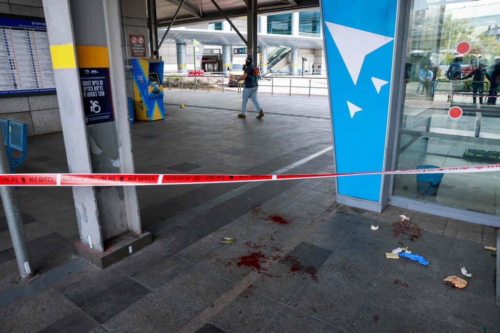 The attack took place at a bus and railway station in Haifa, a large coastal city in northern Israel home to a mixed Jewish and Arab population. Photo: Agence France-Presse