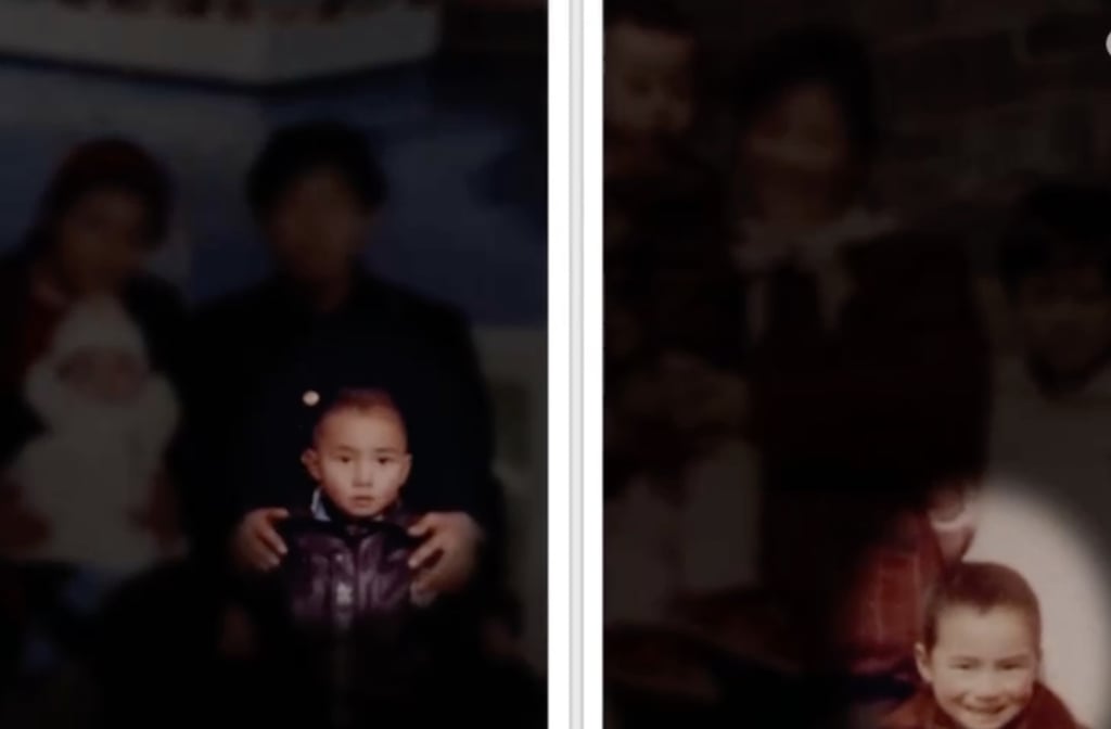 Photographs of “himself” as a child which Zhang had carried in his wallet had helped convince him that his adoptive parents were his biological family. Photo: CCTV