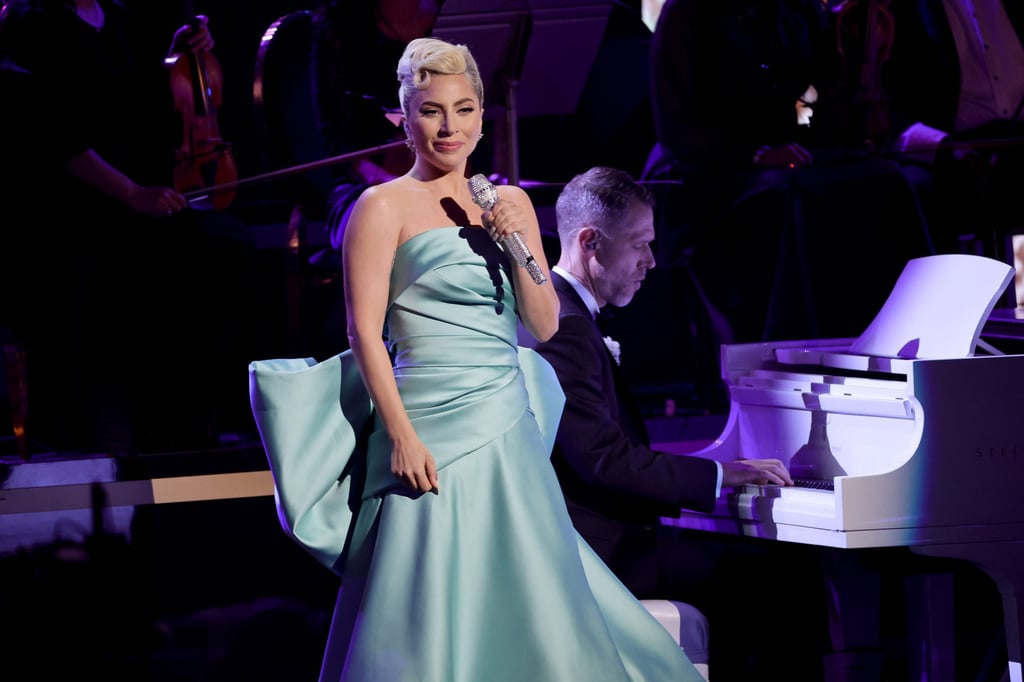 Lady Gaga performs during the 64th Annual Grammy Awards on April 3, 2022, in Las Vegas. Photo: TNS