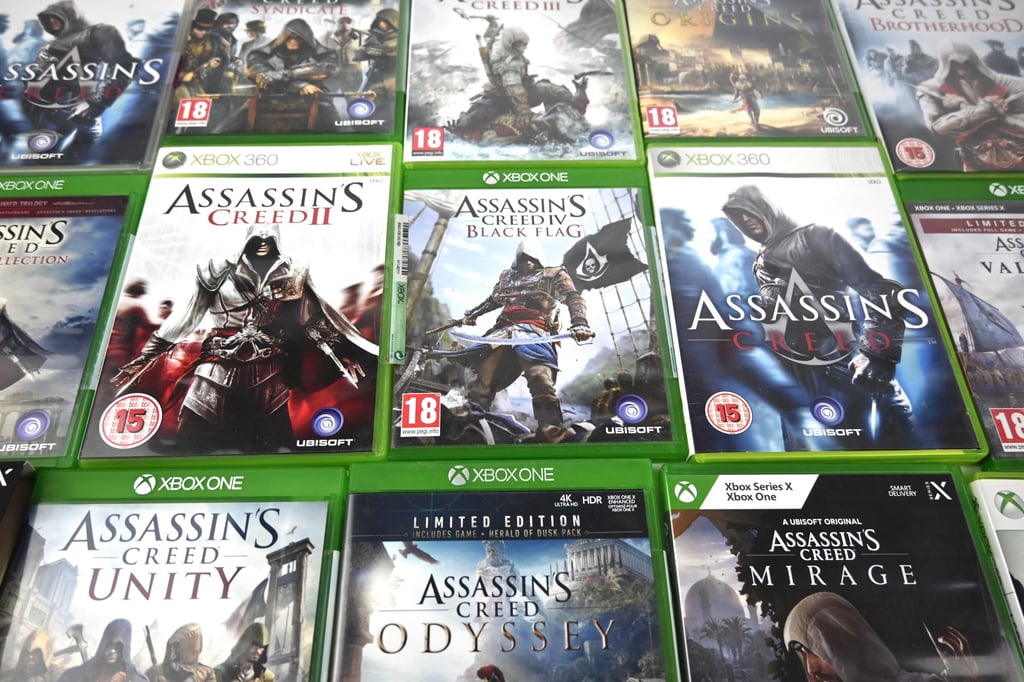Previous games in the “Assassin’s Creed” series. Photo: Shutterstock