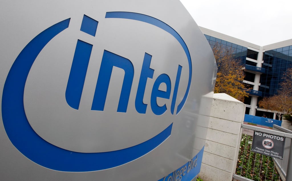 The Intel headquarters in Santa Clara, California. Photo: AP