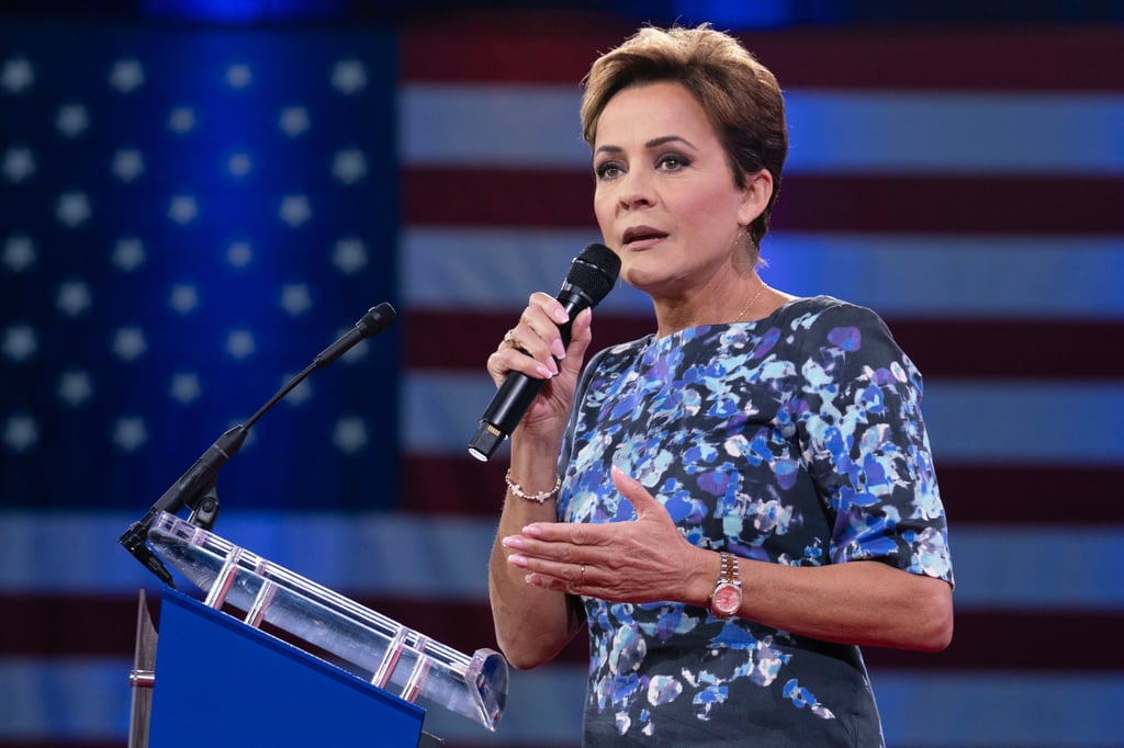 Kari Lake speaks at the Conservative Political Action Conference, CPAC, at the Gaylord National Resort & Convention Center, on February 21, 2025, in Oxon Hill, Maryland. Photo: AP