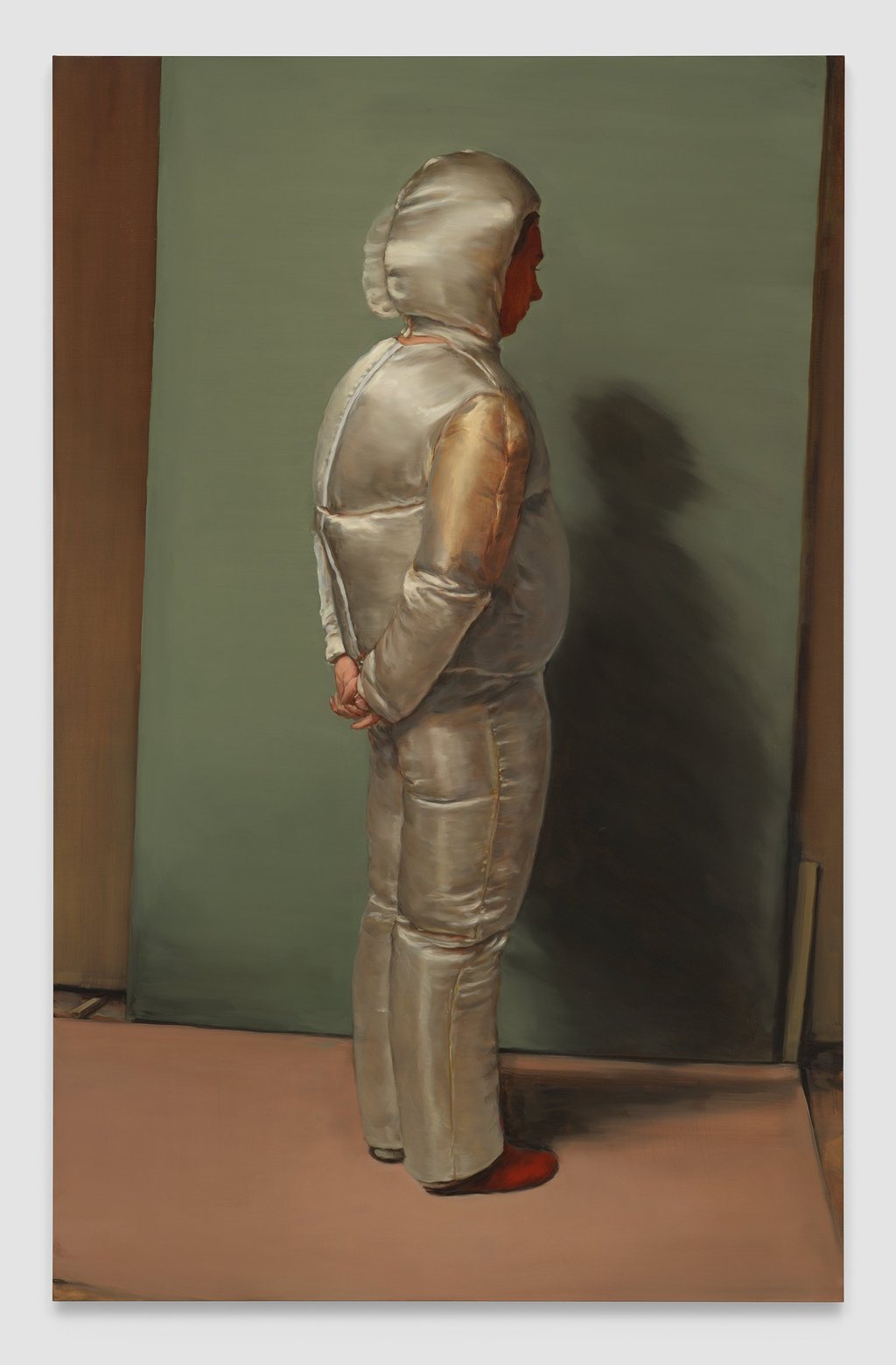 Bob (2025), by Michaël Borremans, was sold for US$1.6 million by David Zwirner. Photo: Courtesy of David Zwirner