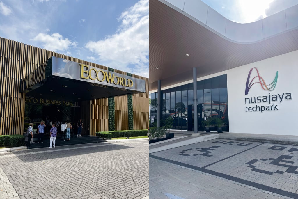 Two of the industrial parks located in the Johor-Singapore Special Economic Zone. Photo: Jean Iau