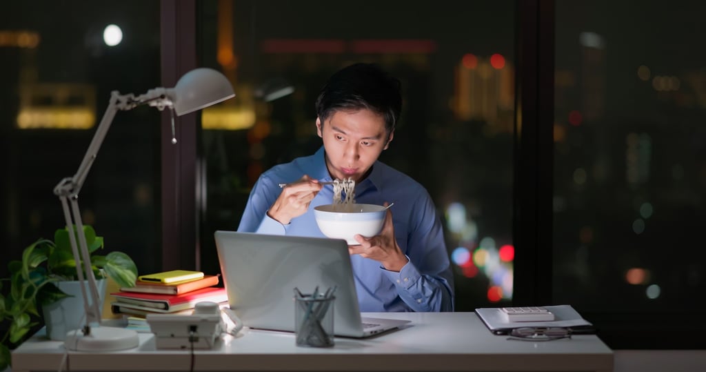 The company insists that staff order delivery meals and eat them at their desks. Photo: Shutterstock