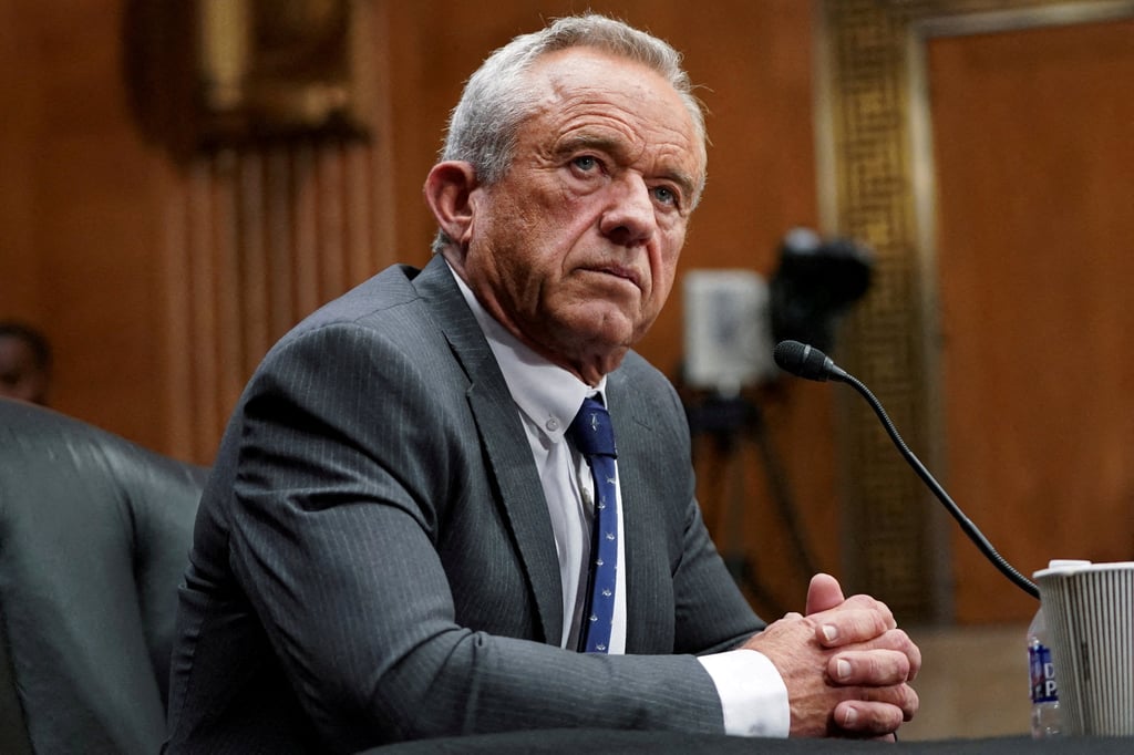 Robert F. Kennedy Jnr testifies before a Senate confirmation hearing on Capitol Hill in January. Photo: Reuters