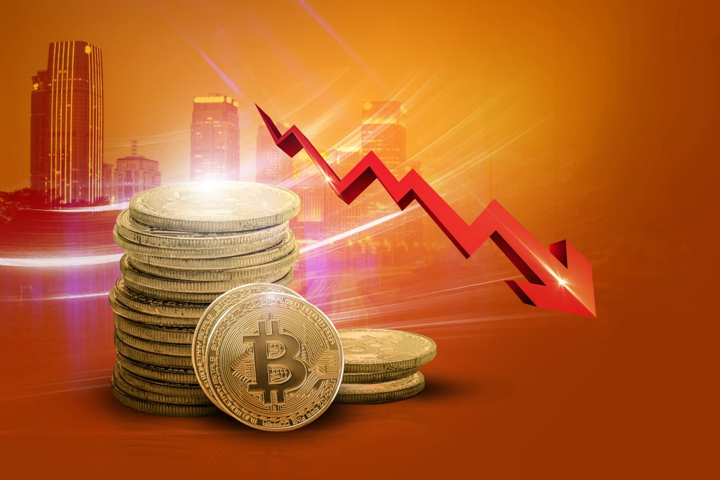 Bitcoin was trading around US$82,600 on Monday, a sharp decline from its record-high value of US$109,000 on Donald Trump’s Inauguration Day in January. Photo: Shutterstock