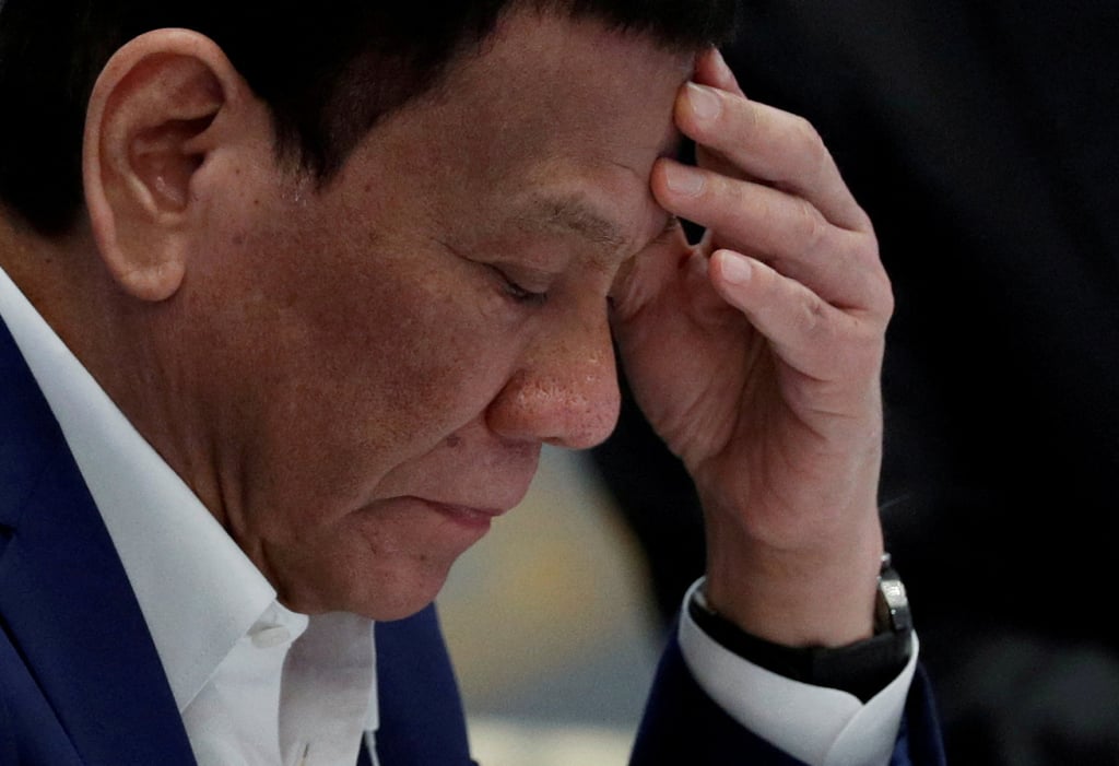 Rodrigo Duterte pictured at an Asean summit in 2019 while still president of the Philippines. Photo: Reuters