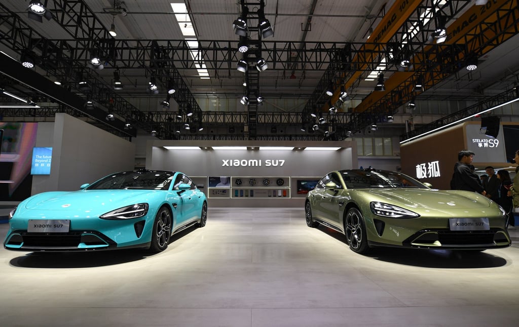 Xiaomi’s SU7 EV became an instant hit following its launch year. Photo: Xinhua