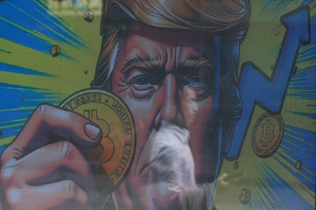 New tariffs imposed by US President Donald Trump on the country’s trading partners have triggered a slump in digital assets. Photo: Reuters