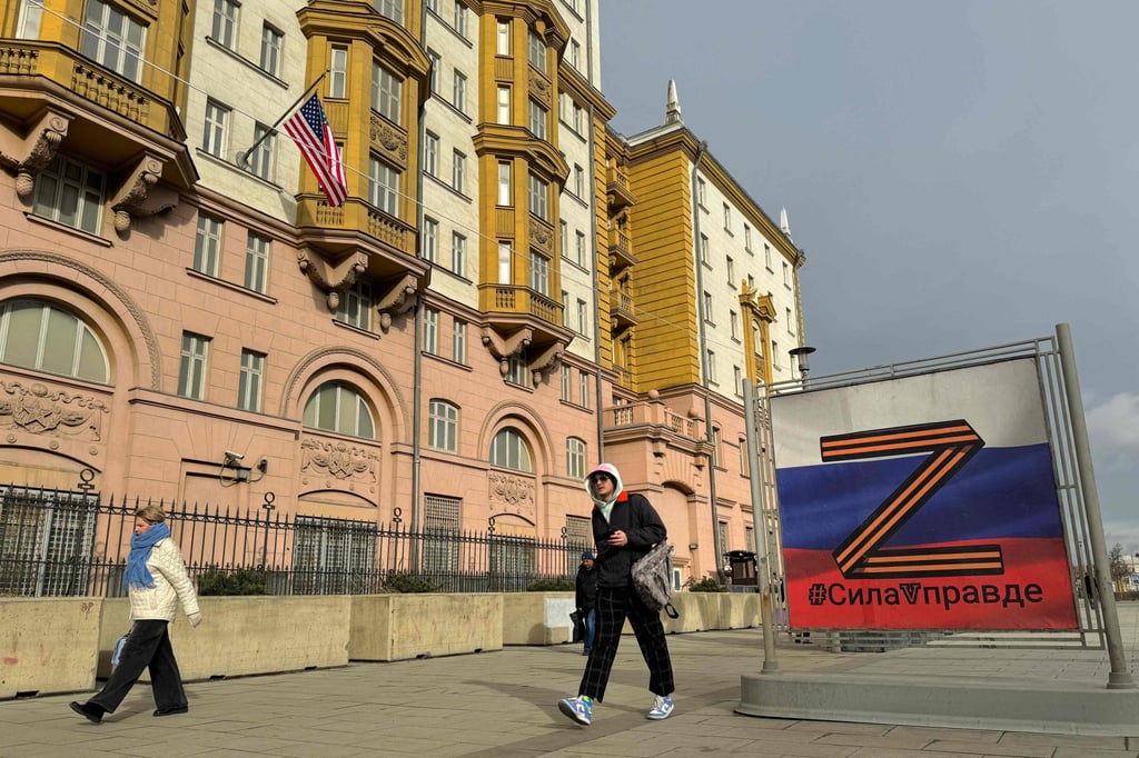 The US embassy in Moscow. Photo: AFP