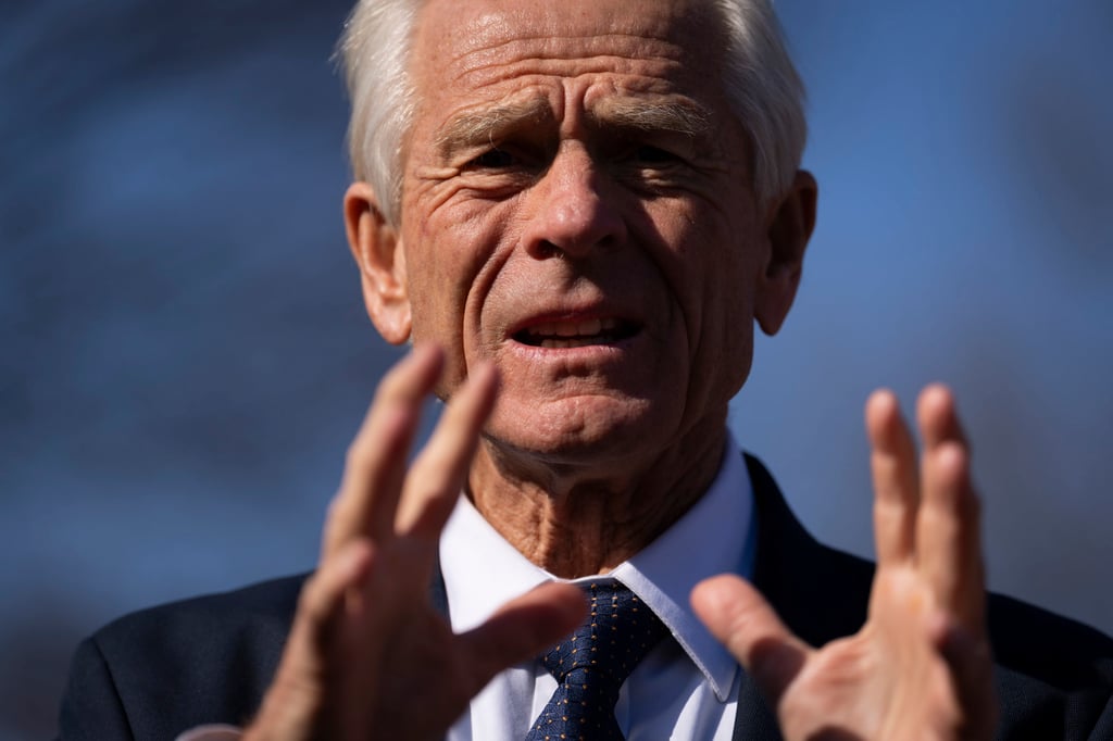 White House trade adviser Peter Navarro has described his Musk’s electric vehicle company as “not a car manufacturer” but “a car assembler.” Photo: AP