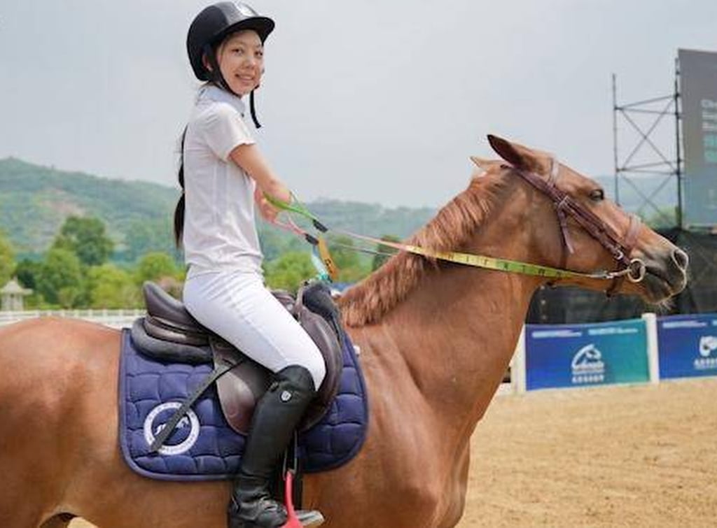 Xu Fangyan has taken up horse riding and has won a number of competitions. Photo: yzwb.net