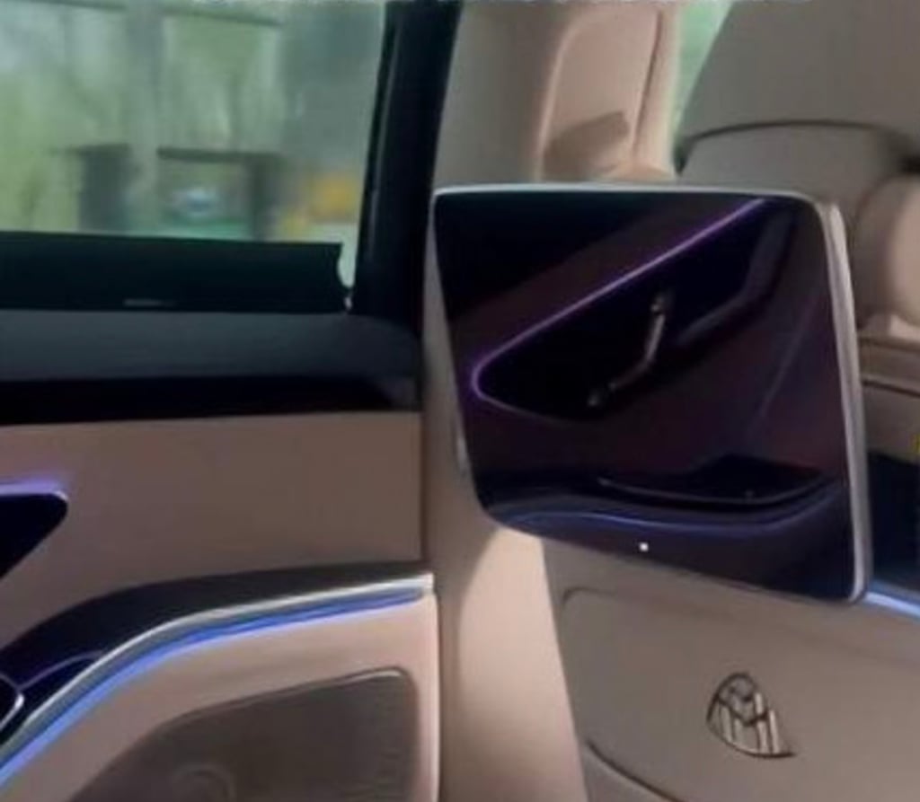The plush interior of the vehicle. Yuan says he only caters for high-end clients. Photo: 163.com