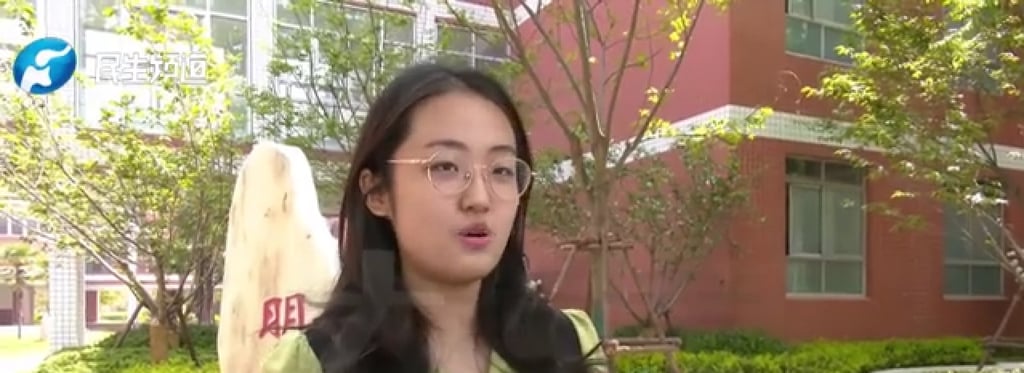 Tian Chang says she has no problem with her parents’ strict approach to education. Photo: Baidu