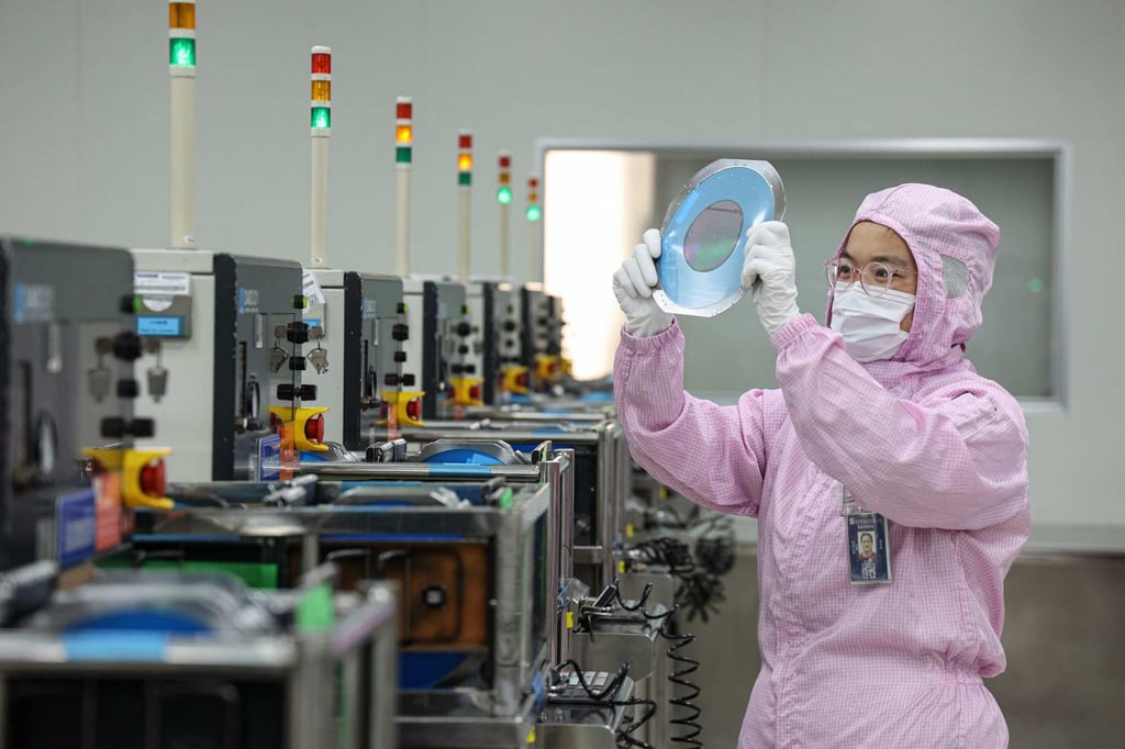 China and the US are vying to take the lead in next-generation semiconductor technology. Photo: AFP