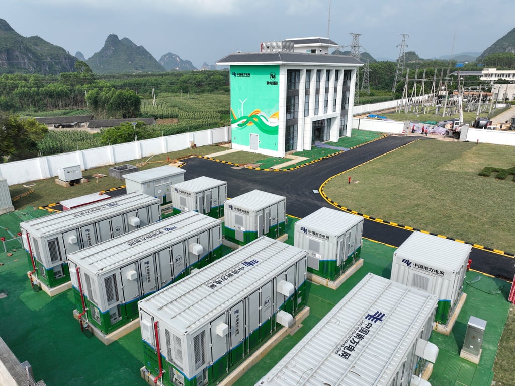 The Fulin sodium-ion battery energy storage station commenced operations in May 2024. Photo: Handout