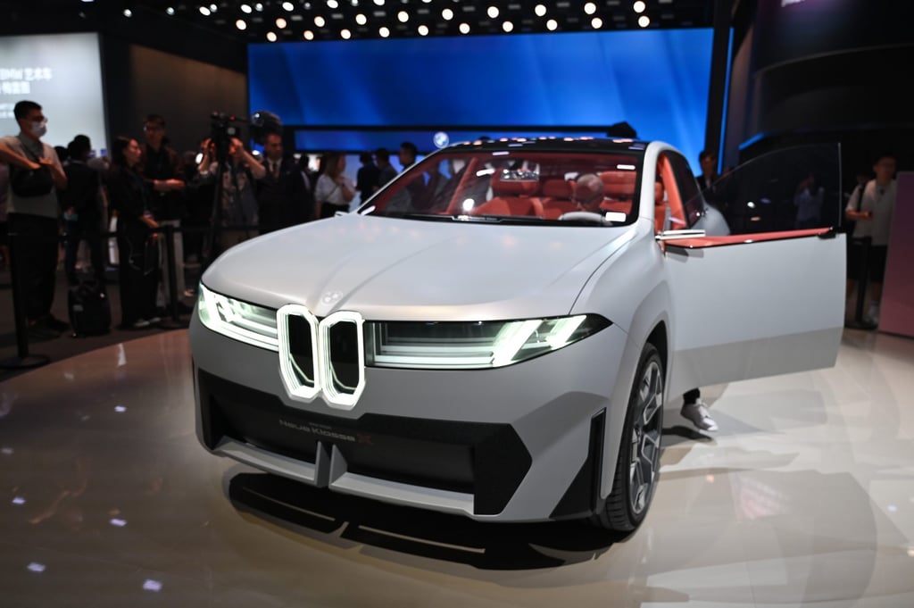 The BMW “New Class” concept car was showcased at the Shanghai Auto Show this week. Photo: dpa