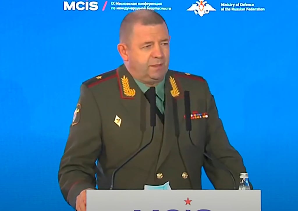 Yaroslav Moskalik, deputy head of the Main Operations Directorate of the General Staff of the Russian Armed Forces. Photo: Russia’s Ministry of Defence