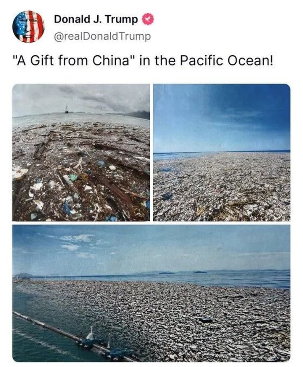 The Paper says the photos were not taken in China and one was digitally altered. Photo: Handout