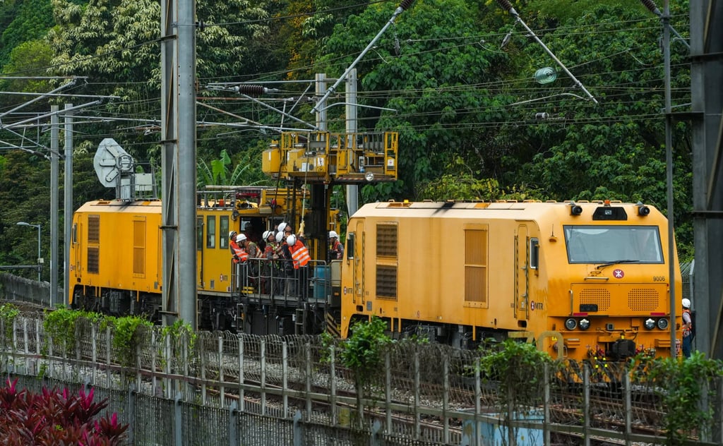 The MTR Corporation announced the technical problem on an engineer’s train near Fo Tan station at around 5am on Sunday. Photo: Sun Yeung