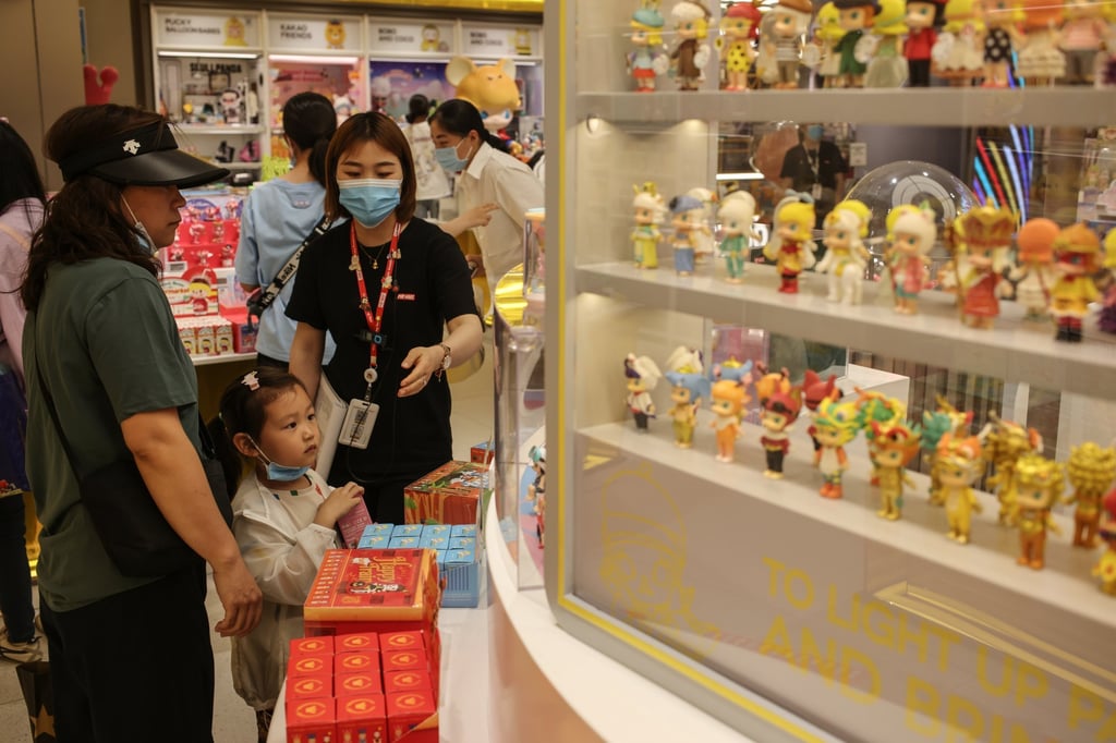 A Pop Mart store in a shopping mall in Beijing. Photo: EPA-EFE