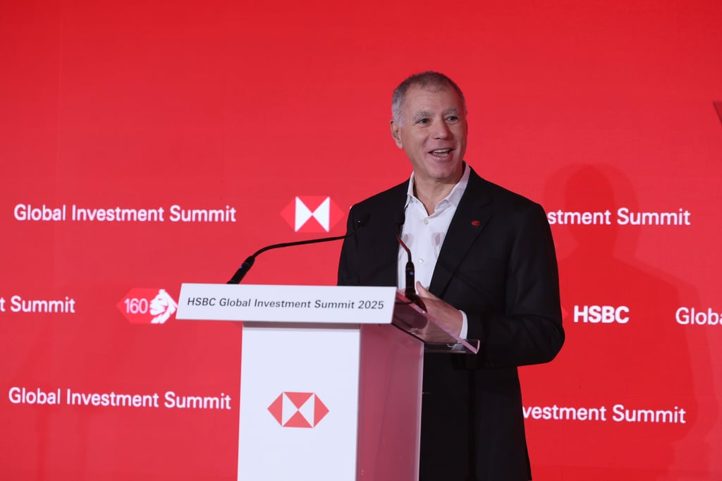 HSBC’s group CEO Georges Elhedery during the HSBC Global Investment Summit in Hong Kong on 26 March 2025. Photo: Handout
