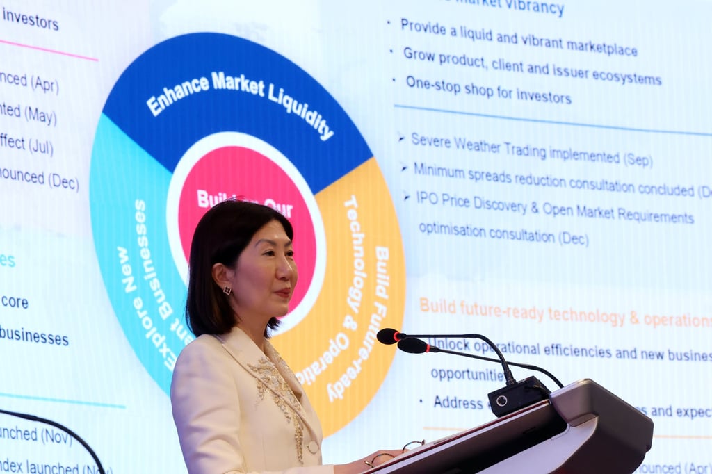 Bonnie Chan Yiting, CEO of HKEX. Photo: Nora Tam
