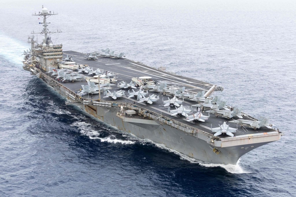 The USS Harry S. Truman is one of two American carriers operating in the region. File photo: US Navy via AFP