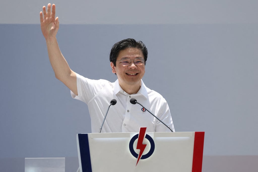 Lawrence Wong is seeking a stronger mandate from voters. Photo: Reuters