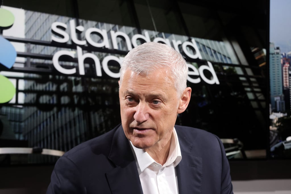 Standard Chartered CEO Bill Winters during an interview with SCMP on March 17, 2025. Photo: Jonathan Wong