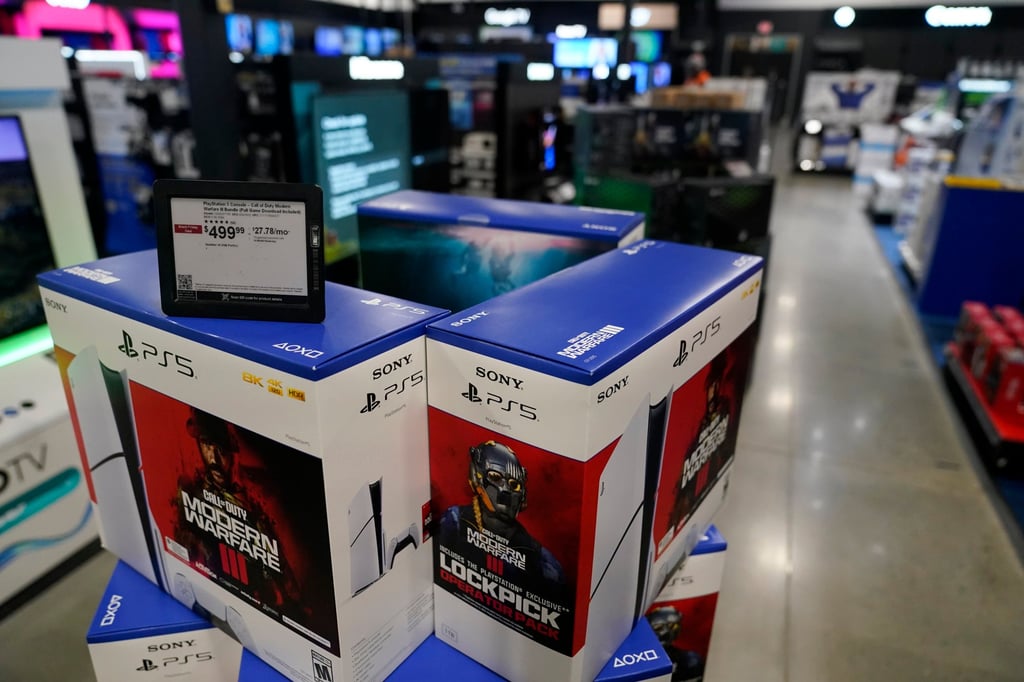 Sony also increased the prices of PlayStation 5 consoles in various markets. Photo: AP Photo